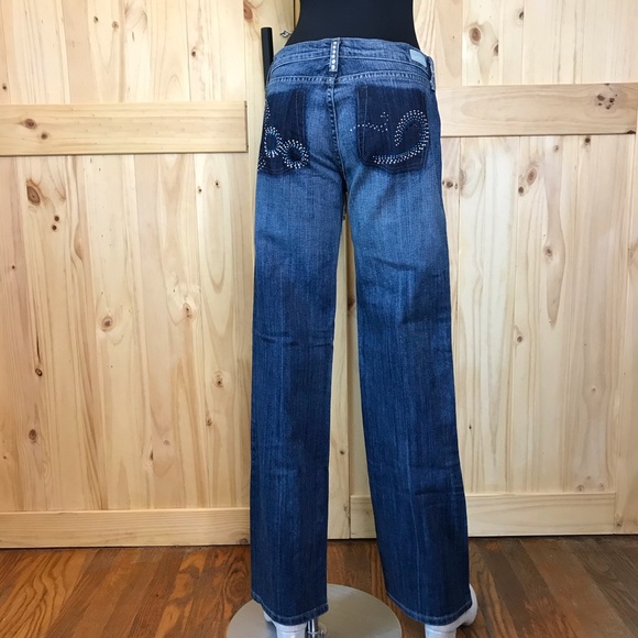 Low rise. Y2K Premium Angel NWT bootcut jeans - Picture 4 of 16